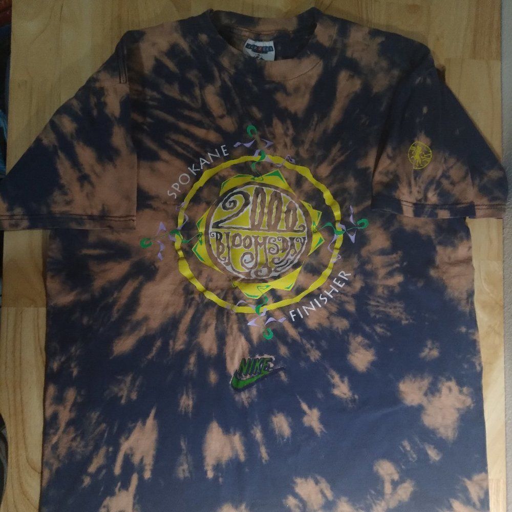 VTG Custom 2000 Bloomsday Run Finisher Tie Dye Tee